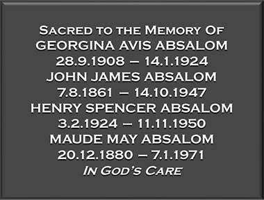 Headstone Text