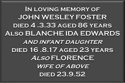 Headstone Text