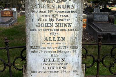 Headstone