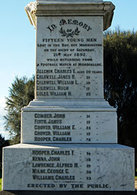 Monument cnr Esplanade and Schnapper Point Drive, Mornington