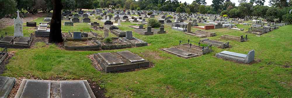 Church of England section of the cemetery